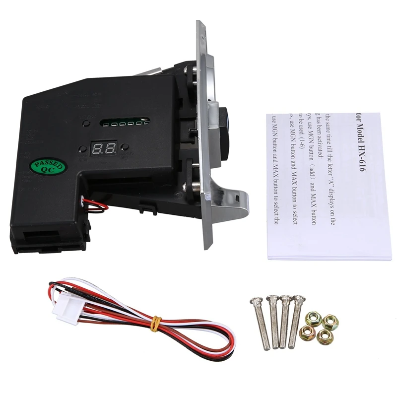 5X Multi Coin Acceptor Selector For Mechanism Vending Machine Mech Arcade Game