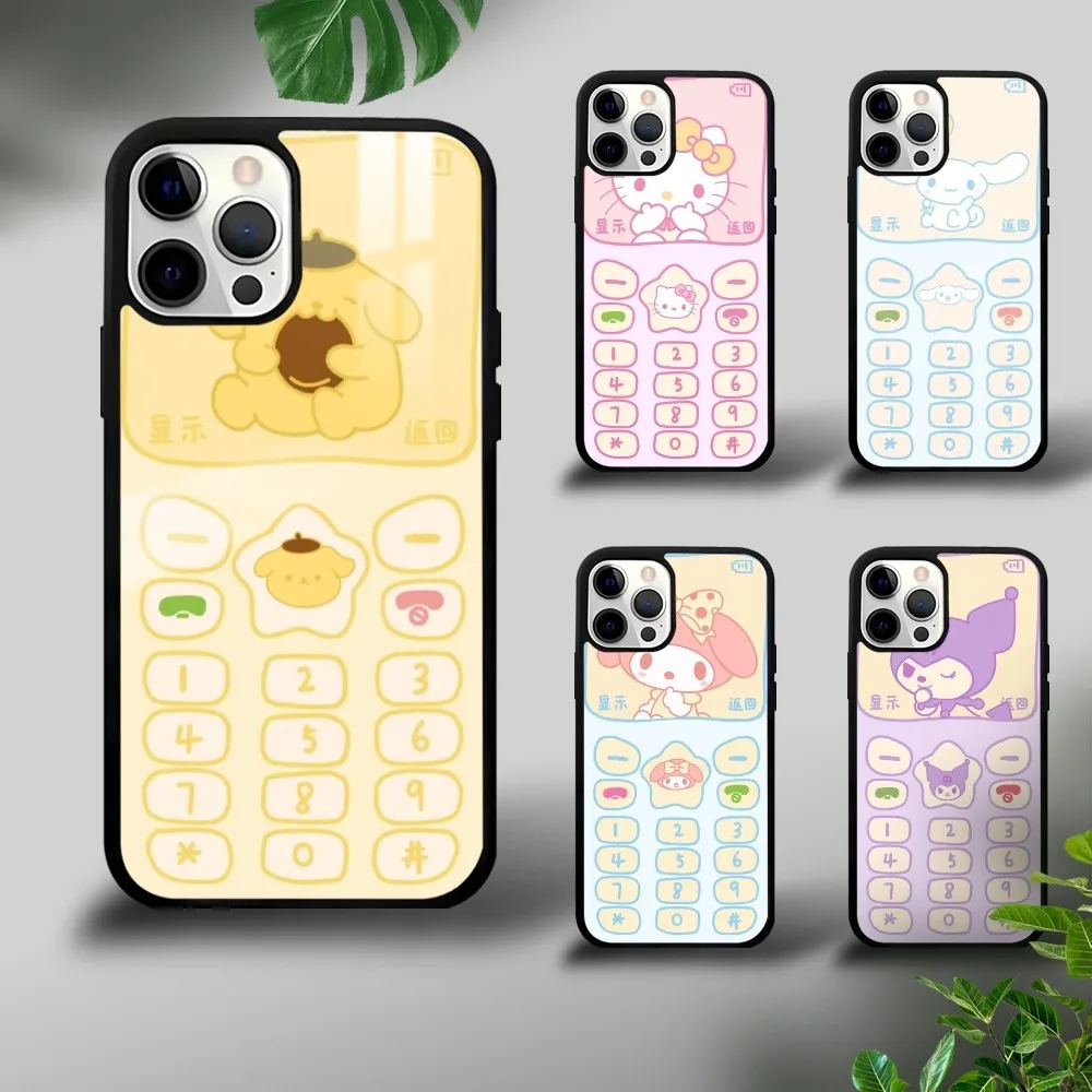 

Pom pom Purin Phone Art Phone Case For iPhone 16 15 14 13 12 11 Pro Xs Max Mini Plus Celulares Hard Funda Dropshipping