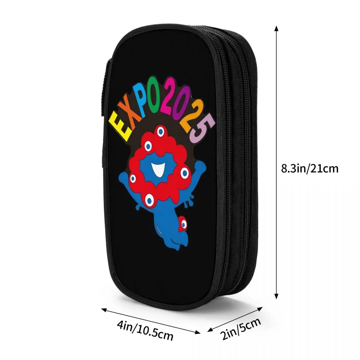 مقلمة رائعة Myaky Myaku Mascot 2025 صندوق رصاص العودة إلى المدرسة مقلمة صبي فتاة طبقة مزدوجة منظم قرطاسية