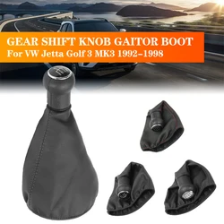 5 Speed Gear Shift Knob Gaitor Cover 525945 For VW Golf 3 MK3 Golf 3 Varaint Jetta 3 MK3 Vento (1992-1998)