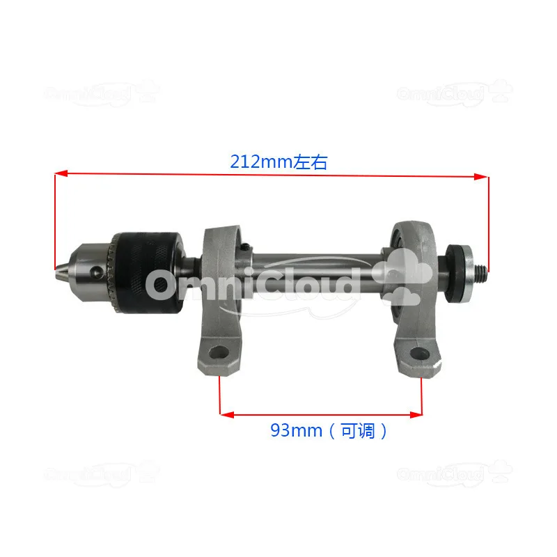 مخرطة ماكينة ثقب غير الطاقة المغزل بكرة مجموعة الملحقات مايكرو مخرطة تشاك Tailstock أداة حامل 50 #5