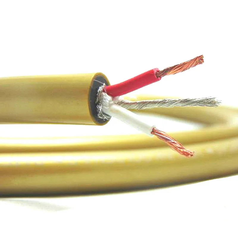 1 Piece Yellow Cardas 5C Copper Audio cable 2 core Hifi Audio Aable DVD Signal Wire XLR Balance Wire DIY Loose Wire