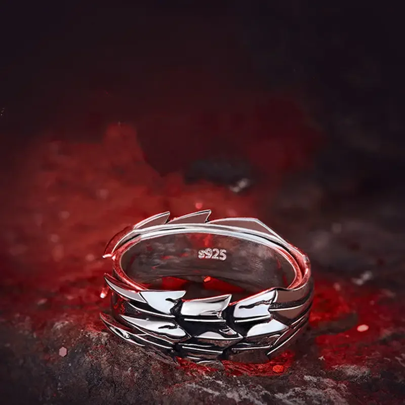 Anime Fate Stay Night Altria Pendr Cosplay Ring Black Saber Armour Cos Adjustable Opening Jewelry Rings Saber Alter Accessories