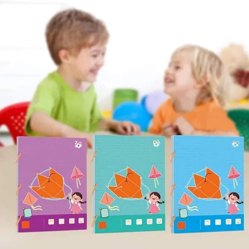 كتاب تعلم الهندسة ثلاثي الأبعاد لعبة تعليمية - سلسلة سحب وحبل مضفر حجم وصيغ منطقة السطح المساعدة التعليمية #4