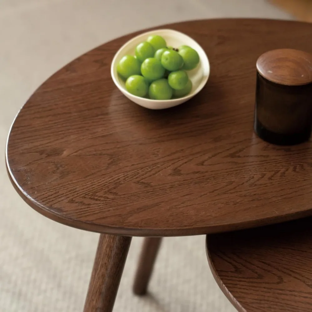 طاولة قهوة خشبية ريفية مع رف سفلي لمساحات المعيشة والمكاتب #6