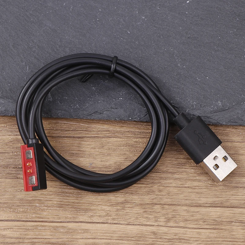 100cm Smartwatch USB Charging Cable Charger Holder Smart Watch Dock Cord Wire Charger Adapter For Pebble 1st 2nd 3rd Generation