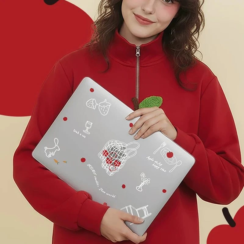 Tomato Shop Pattern Case for Macbook Air 13.6 M5 M1 Pro 14 M4 Air 15.3 13 M3 15 M2 Mac Cover A3113 A2681 A2442 A2941 Anti-Scratc