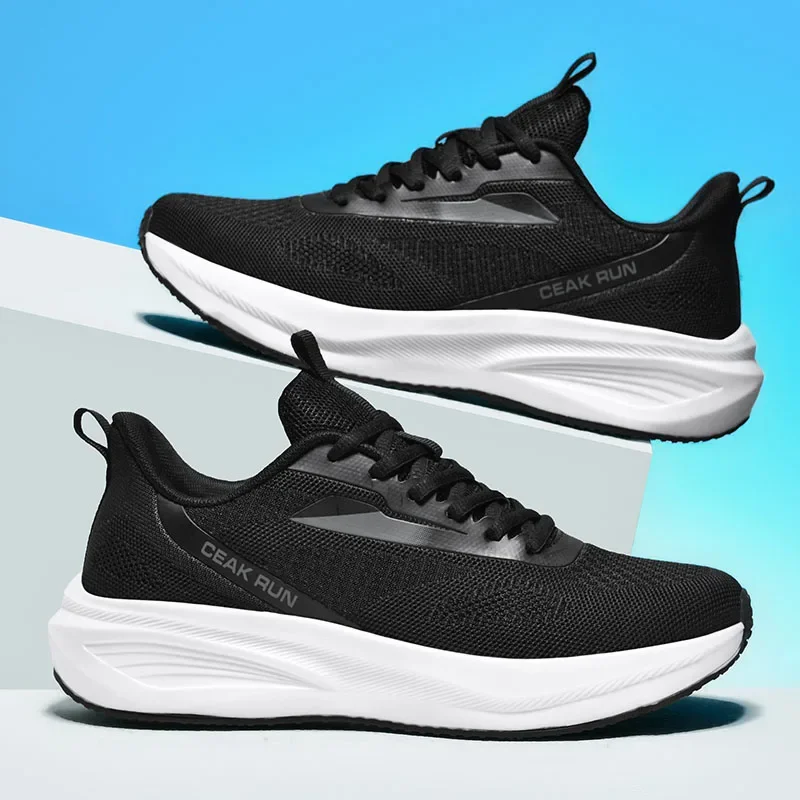 

Повседневная спортивная обувь для мужчин, большие размеры, легкие всесезонные удобные кроссовки из искусственной кожи на плоской подошве с мягкой подошвой