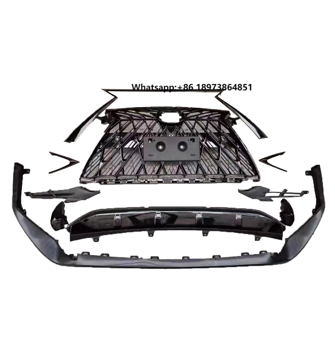 

КОМПЛЕКТ ПЕРЕДНЕГО БАМПЕРА для LEXUS 16-19, обвесы для Lexus RX, модернизированный F-Sport TRD