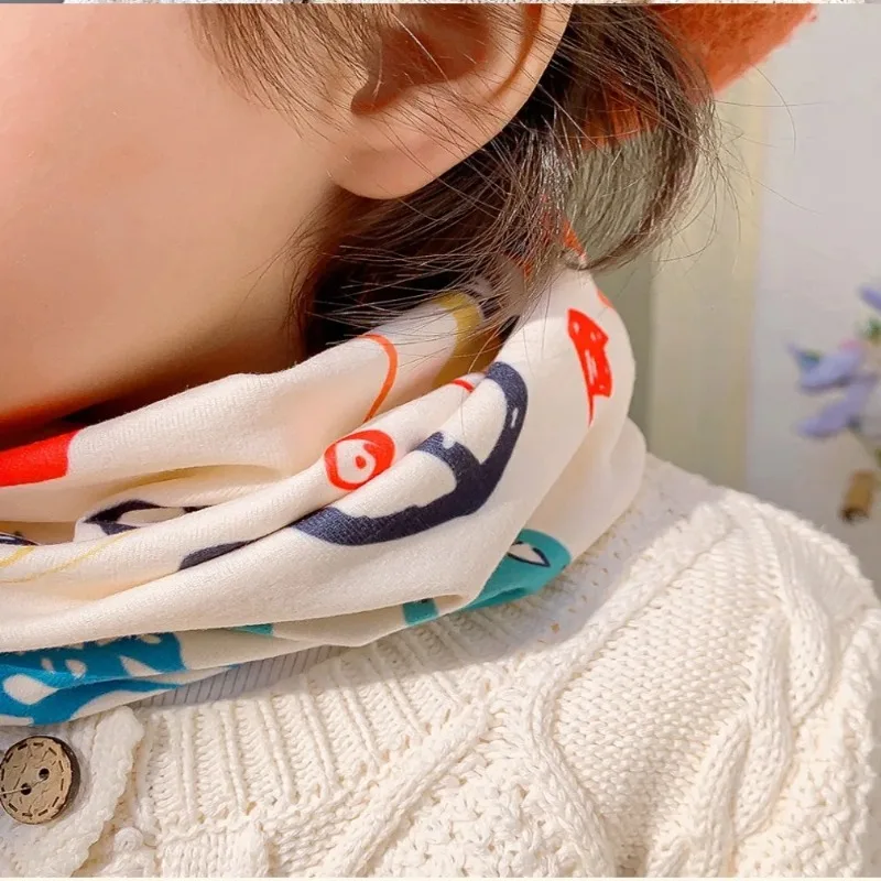 1-5PCS Children Neck Wrap Seamless Soft Cozy Wind Resistant for Infant Baby Stroller Walk Park Outdoor Cold Weather