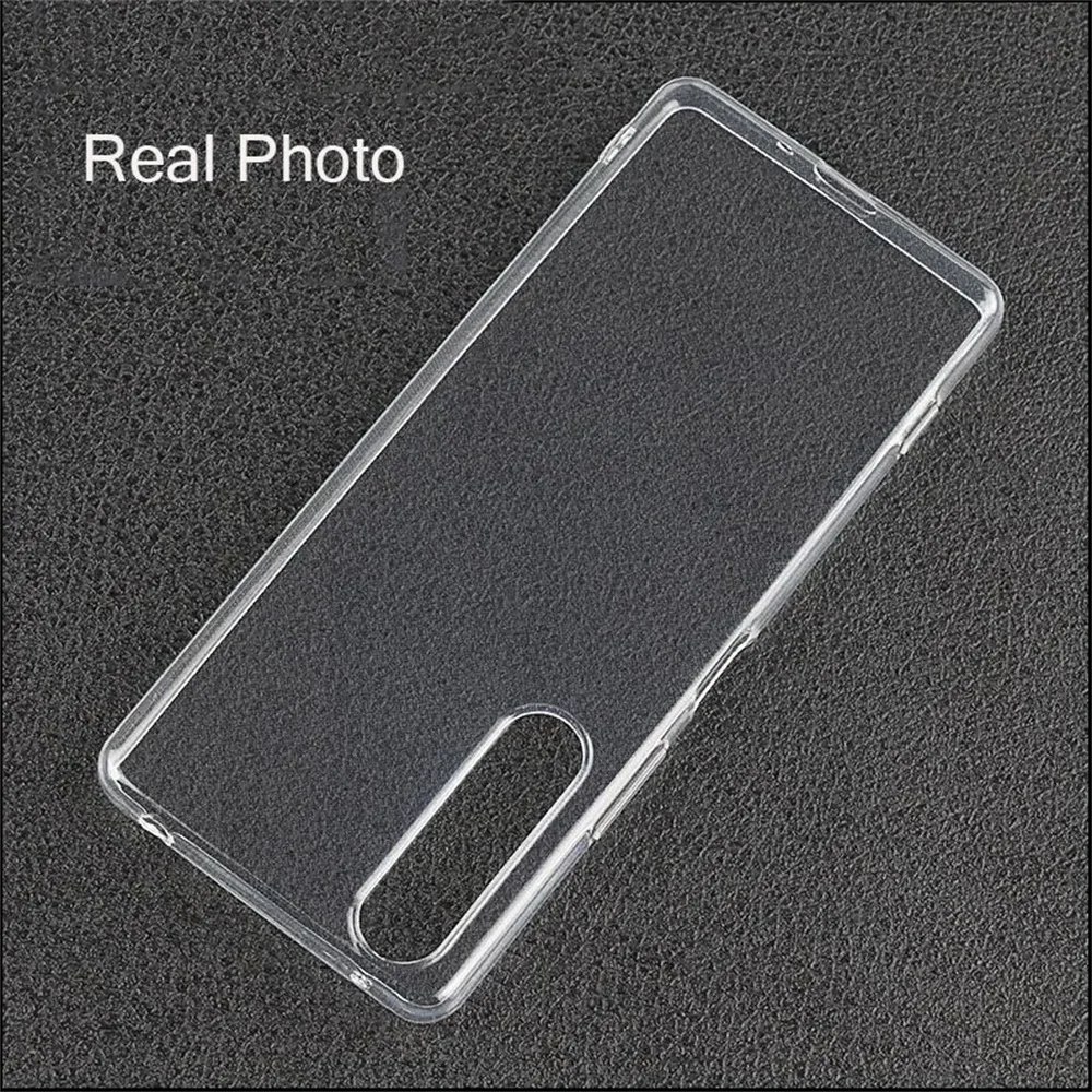 Soft Clear Mobile Phone Case for Sony Xperia 1 5 10 Ii Iii Plus X Peria Xperia10 5G Coque Capa Transparent Thin Back Cover Funda