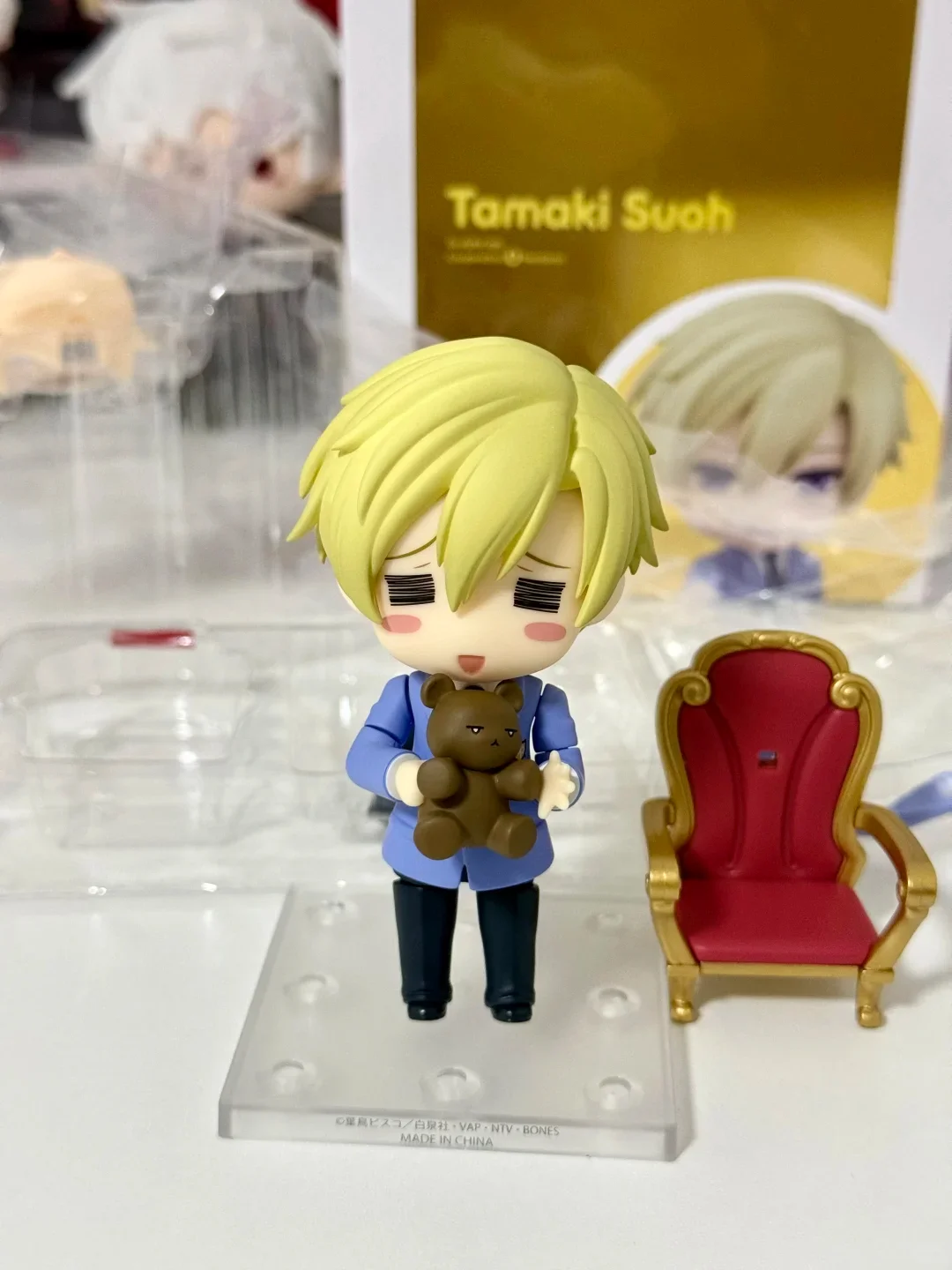 Genuine Ouran High School Host Club Nendoroid Q Version Movable Anime Action Figure Desktop Decoration Holiday Gifts For Fans