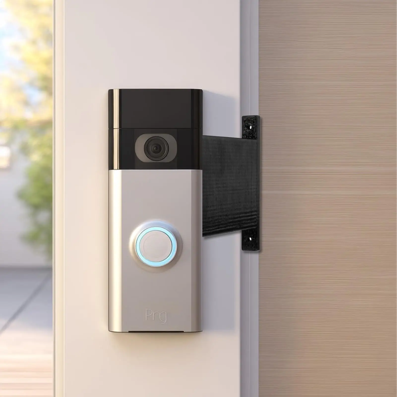 Ring Doorbell Extender Security Device Extender Holder Ring Doorbell Bracket for Garage Indoor Outside House Door Garden Gate
