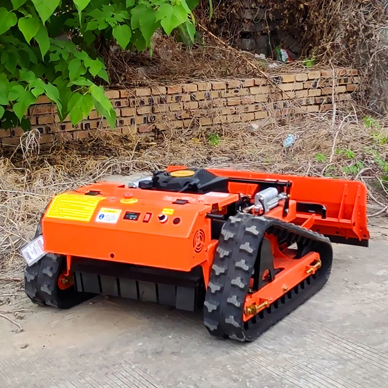 Fully automatic custom-made lawn mower, affordable in price, equipped with a grass clippings collector and a portable design.