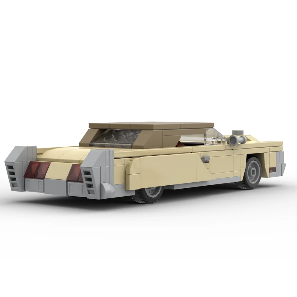 PolaDeer 268PCS MOC Speed ​ ​ Serie 1970er Luxus-Limousine DIY Auto-Garage Bausteine Montage-Spielzeug Kindergeburtstagsgeschenk – Detail 2