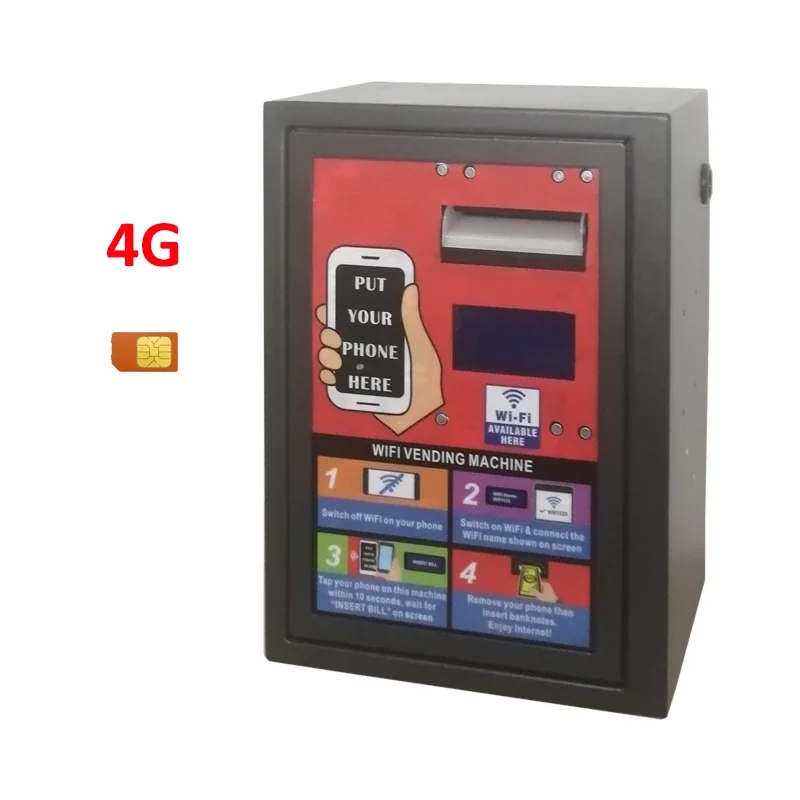 Niskie inwestycje Wysoki profil Business Outdoor 4G Kiosk płatniczy obsługiwany banknotami WiFi Automat do sprzedaży prania