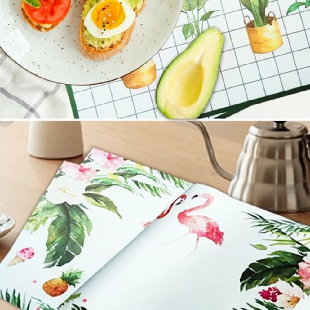 Nordic Style Disposable Placemats Decorative Table Paper Mats For Home Party Dining Protector Kitchen Supplies