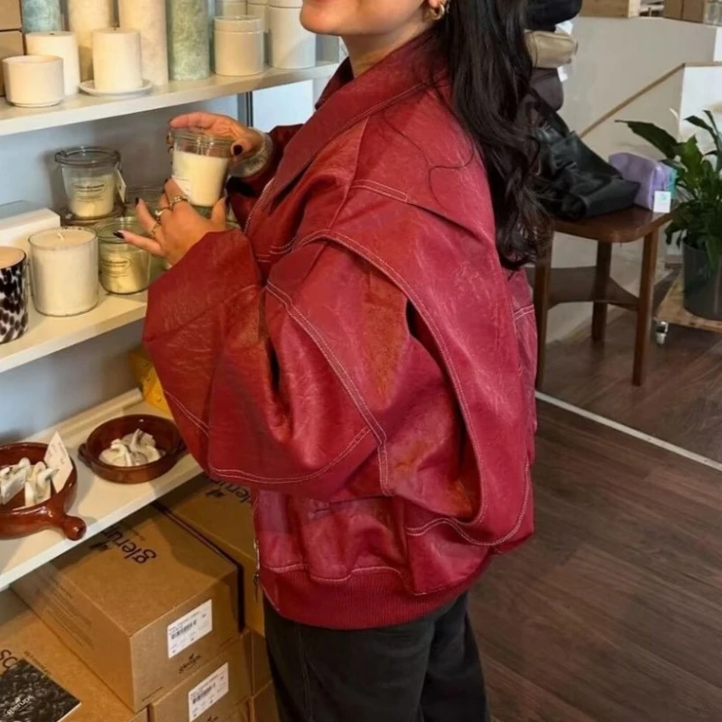 

Осень/зима 2021, новая женская модная свободная куртка в стиле ретро