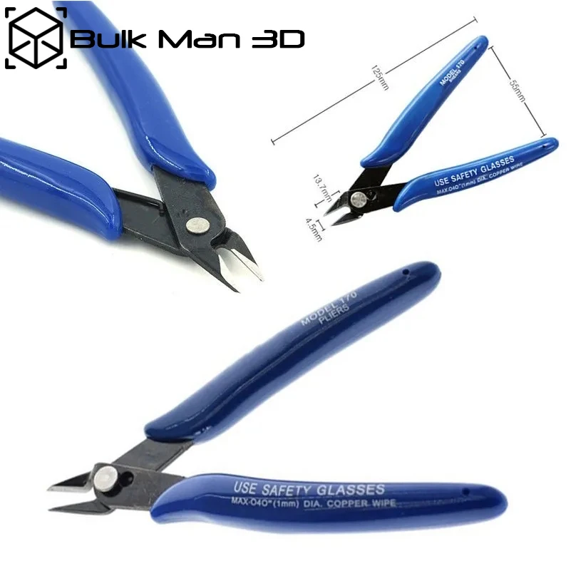 PLATO 170 Wishful Clamp DIY Electronic Diagonal Pliers Side Cutting Nippers Wire Cutter 3D Printer Parts