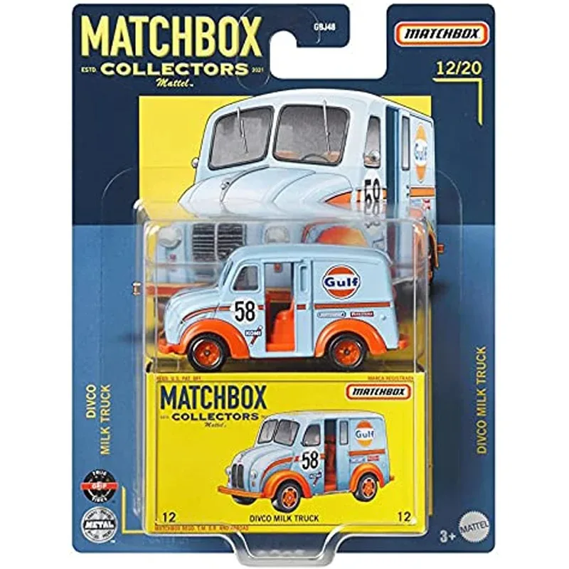 

matchbox 1/64 DIVCO MILK TRUCK Collect die-casting alloy car model ornaments