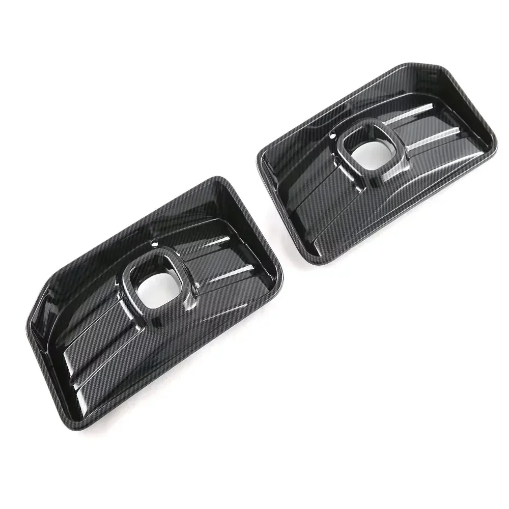 

For Ssangyong Torres 2022 2023 2024 ABS Carbon Fiber Front Foglight Cover Trim Head Light Lamp Frames Exterior Car Styling