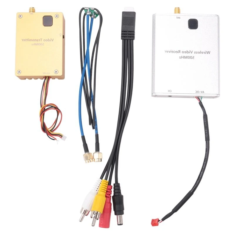 WOTT-20-40Km 500Mhz FPV Video Transmitter Receiver Drones Video Link Drone VTX 8 Channels