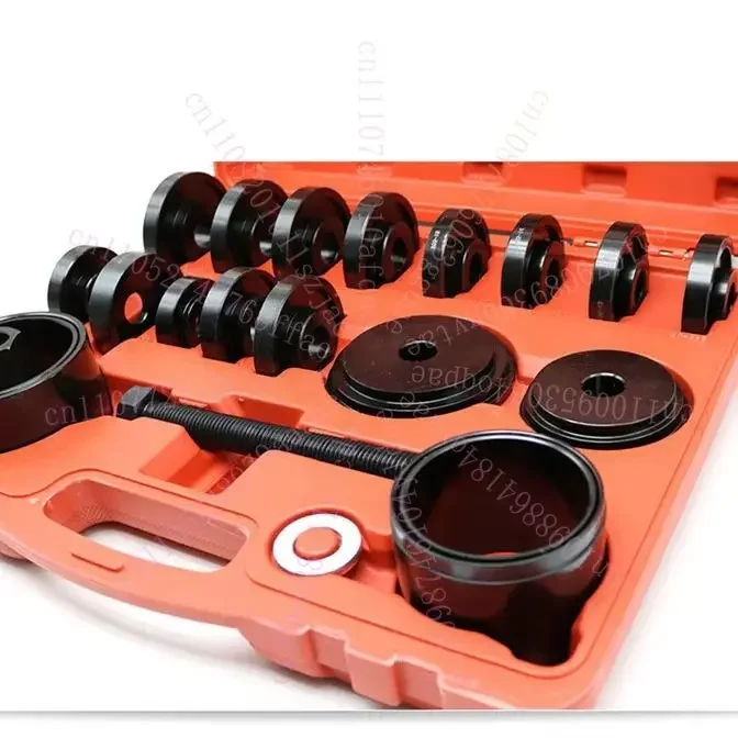 23Pcs Front Wheel Drive Bearing Press Kit - Professional FWD Removal Adapter Puller Tool Set for Automotive Repair