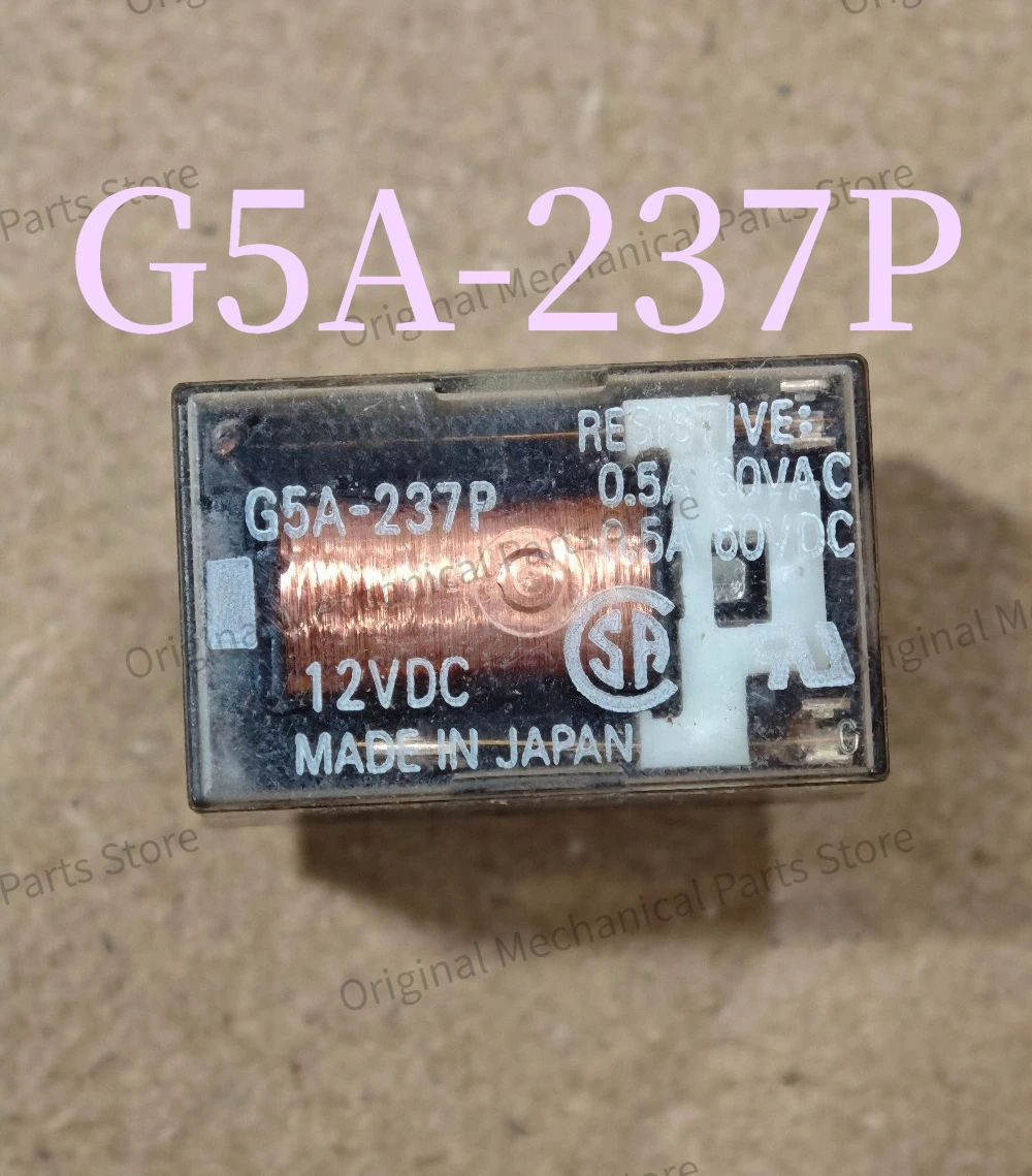 Brand New Original 12V relay 4pcs G5A-237P-12VDC G5A-237P 12VDC G5A237P 12VDC DC12V 12V 0.5A 60VDC 8PIN Fast delivery