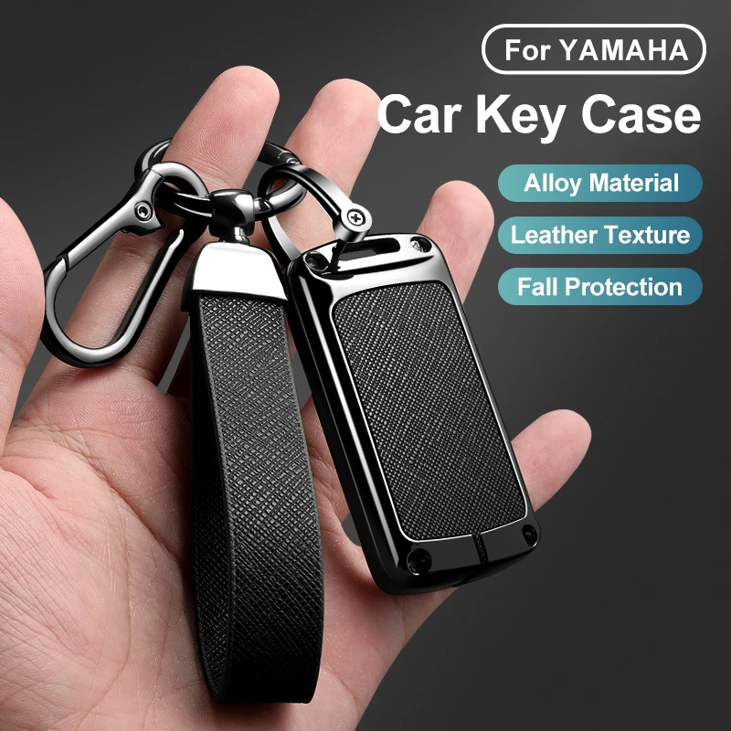 For Yamaha NMAX155 XMAX300 Nvx Aerox Jauns Car Key Shell Fob Key Cover Case Holder Keychain Accessories Interior Accessories