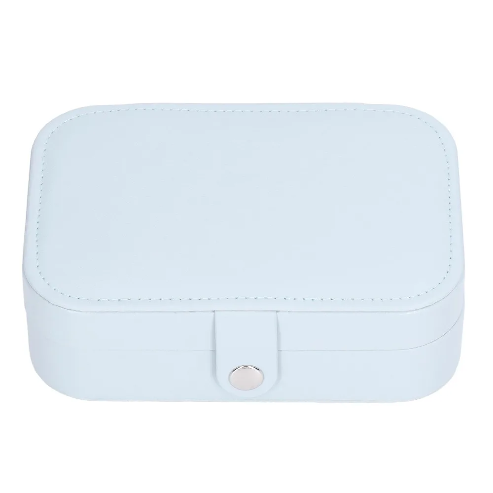 Large Capacity Travel Jewelry Case Durable Leather Jewelry Travel Case Simple Multifunction Travel Jewelry Box Travel