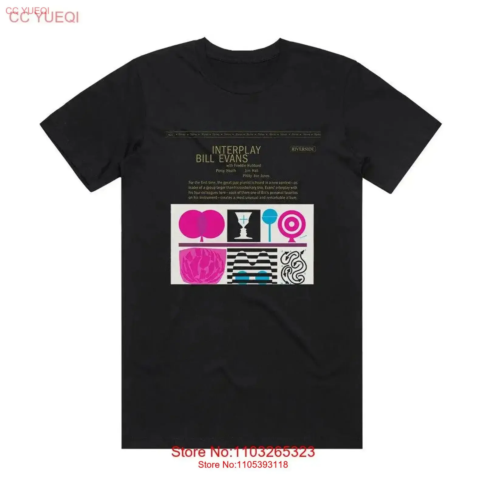 Trio Jazz Music T Shirt Interplay Original Album Plus Bonus Tracks 1962 Bill Evans vintage Washed designer clothes Stretched