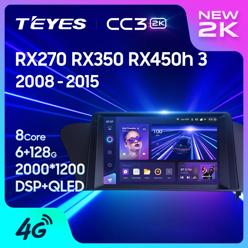 TEYES CC3 2K For Lexus RX270 RX350 RX450h AL10 III 3 2008 - 2015 Car Radio Multimedia Video Player Navigation stereo GPS Android 10 No 2din 2 din dvd