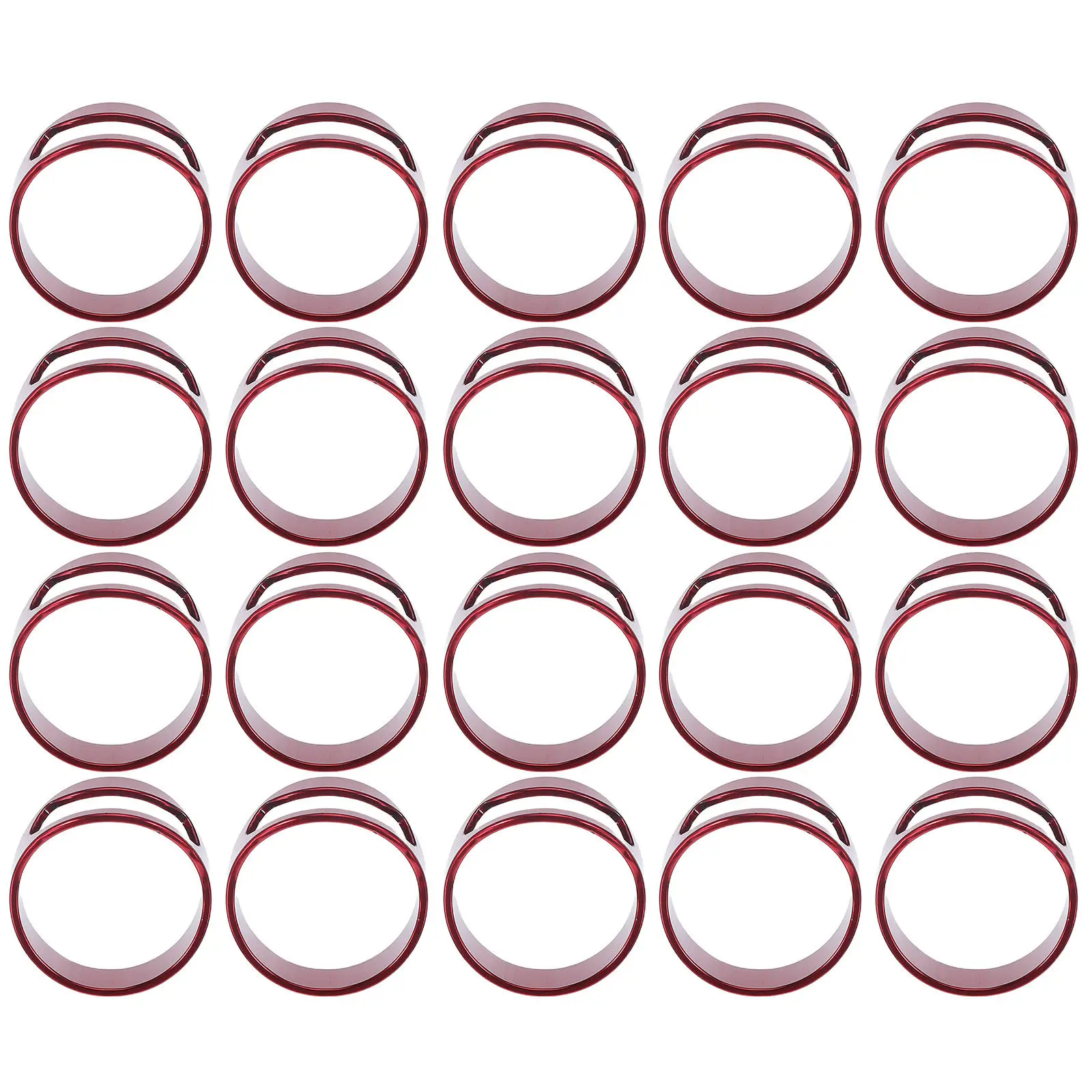 20Pcs Stainless Steel Ring Bottle Opener Party Tool Finger Beverage Opener Accessory Nightclub Soda Beer Cap Remover