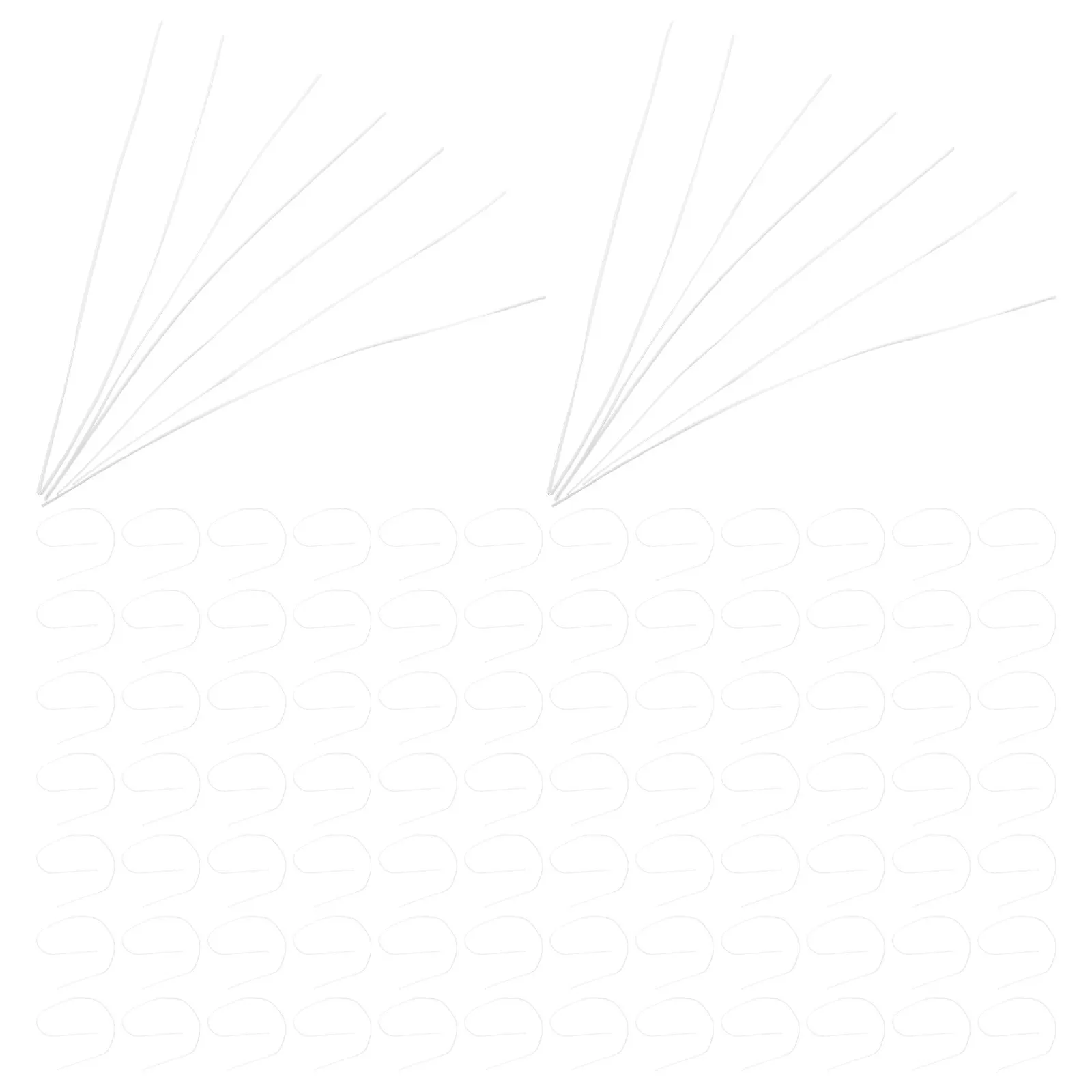 

1000 шт. многоразовых подвязок для растений из проволоки с покрытием, для подвязки вьющихся растений, кабелей питания, организации проводов в доме и офисе