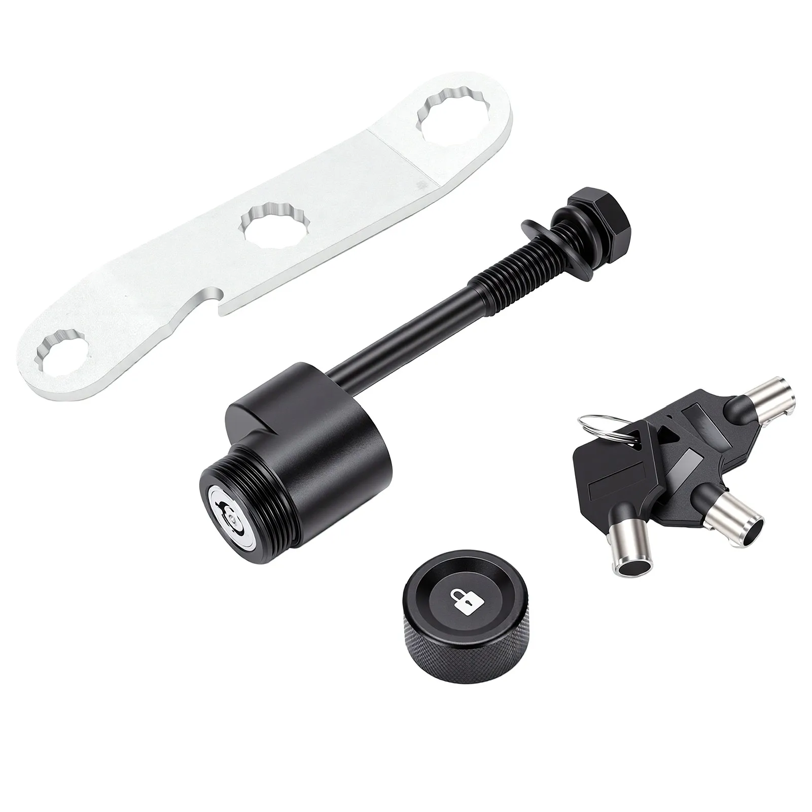 Trailer Hitch Lock with Wrench Replacement for  T2 Doubletrack  Roadway Parkway Hitch Lock Security Pin