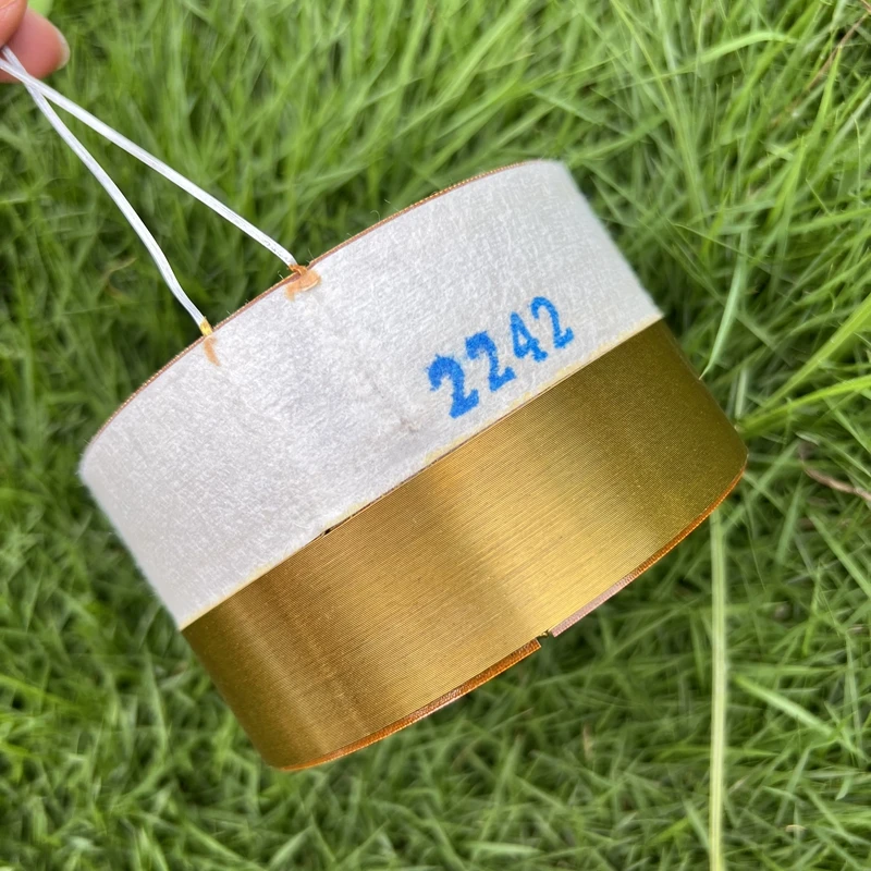 

1 шт. 99-мм звуковая катушка для B&C LF18G401, 4-дюймовая плоская алюминиевая проволока, 8 Ом, для низкочастотного динамика (вуфера)