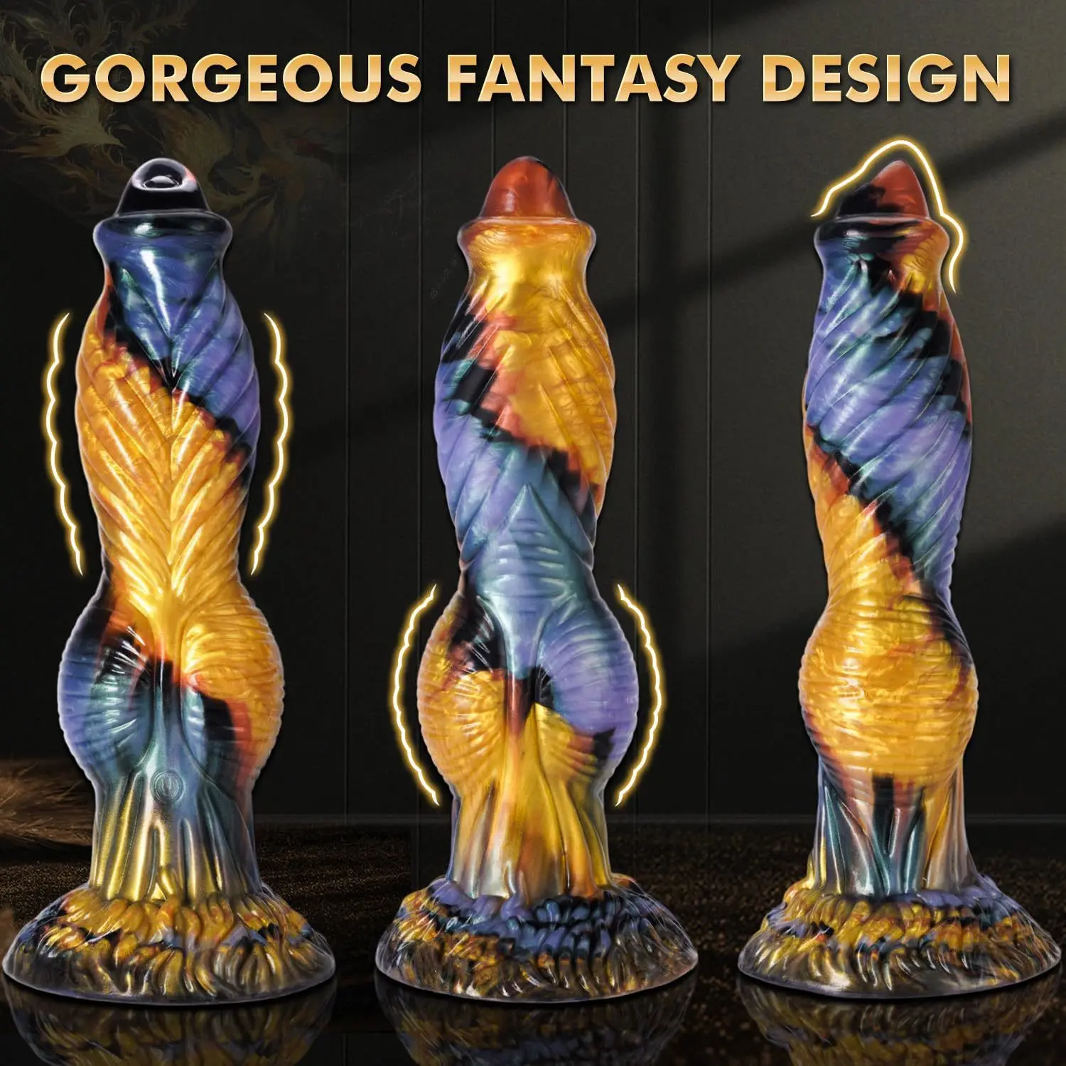 10" Thrusting Vibrator Huge Dragon Dildo Sex Toys Monster Remote Control Dildo Suction Cup Anal Toys Adult Product for Women - view 6