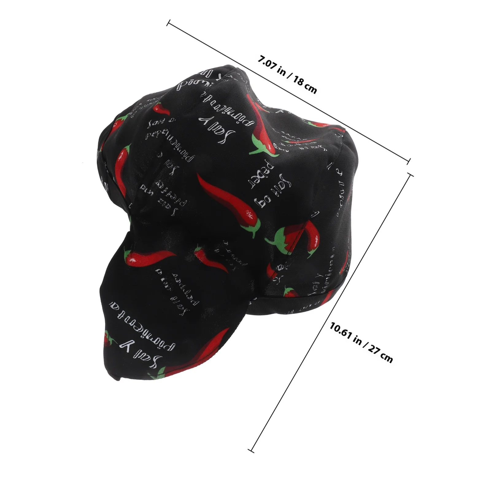 قبعة الشيف الفلفل الحار المريحة قبعة المطبخ القطن ماصة للعرق الطبخ العمل مطعم النادل قبعة المطبخ قبعة #2