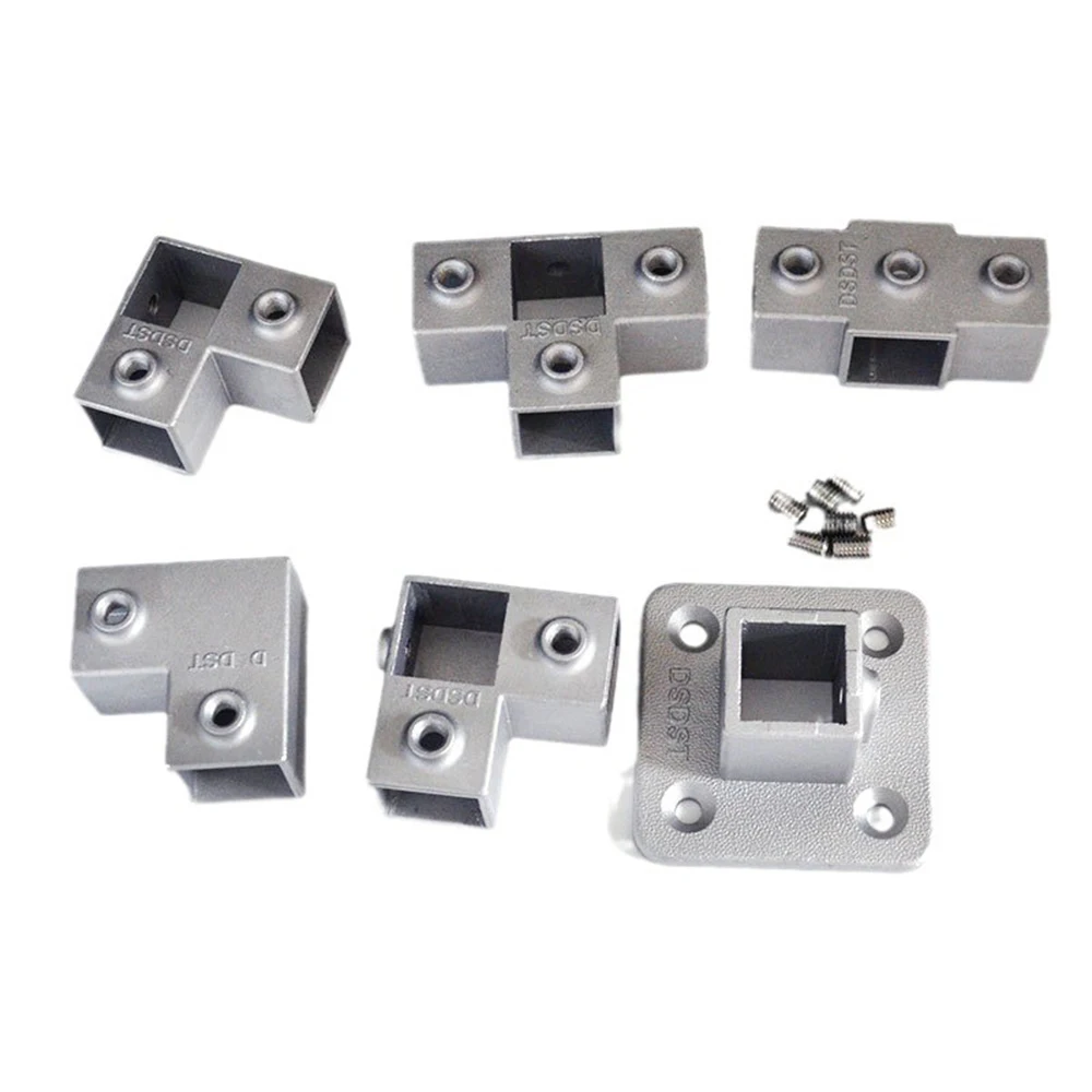 20/25/30 Square Tube Connectors, Non Welding Fixed Buckles, Right Angle 90 Degree Aluminum Profile Fittings, Joints