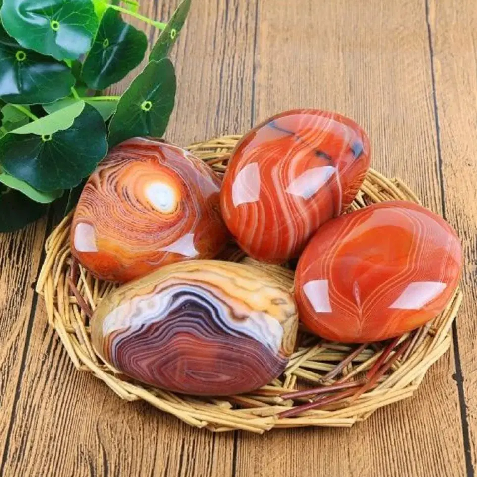 جيود عقيق طبيعي ناعم ، عينة معدنية ، حجر الشفاء في مدغشقر ، ديكور حوض السمك الكوارتز ، حرفة ، 1 من الكريستال #1