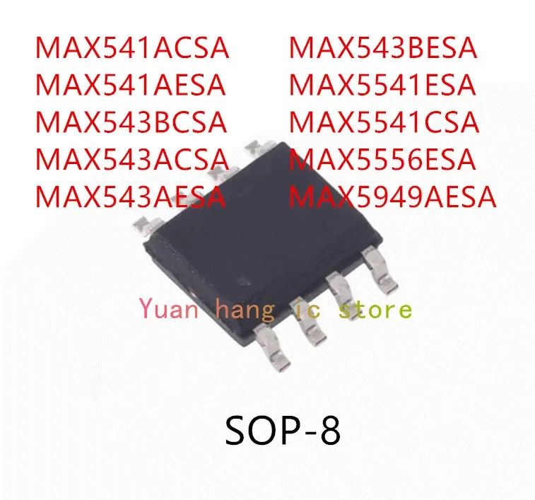 10SZT MAX541ACSA MAX541AESA MAX543BCSA MAX543ACSA MAX543AESA MAX543BESA MAX5541ESA MAX5541CSA MAX5556ESA MAX5949AESA IC