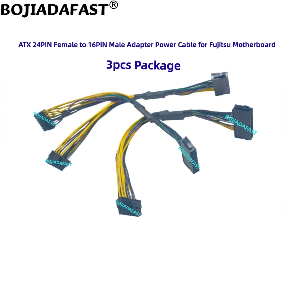 

3PCS Package ATX 24Pin to 16Pin Motherboard Adapter Power Cable 0.3M For Fujitsu Fujitsu D3162-A12 D3502-A13 D3517-A13 D3230-A11