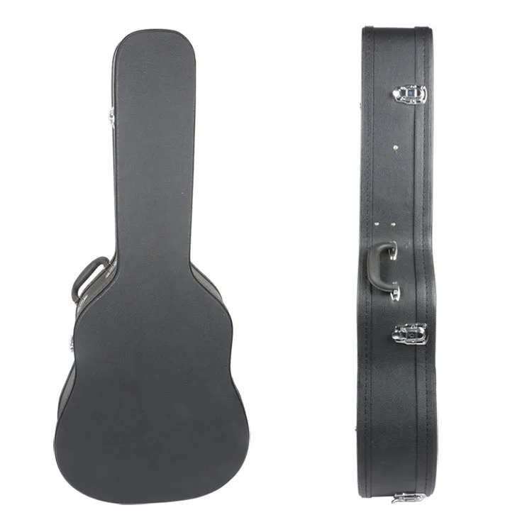 

Hooqu Hot Sell The Musical Instrument Factory Supply High Grade 39/41 Inch Folk Guitar Bag Wholesale Good Quality Hard Guitar Ca