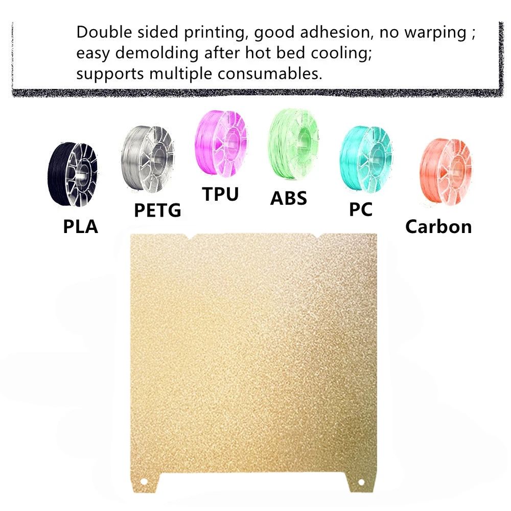 PEI Sheet for Creality K1, K1C/ K1 Max Print Plate 235x235 310x315mm Double Sided Textured Sheet for Ender 3 S1 Pro Build Plate