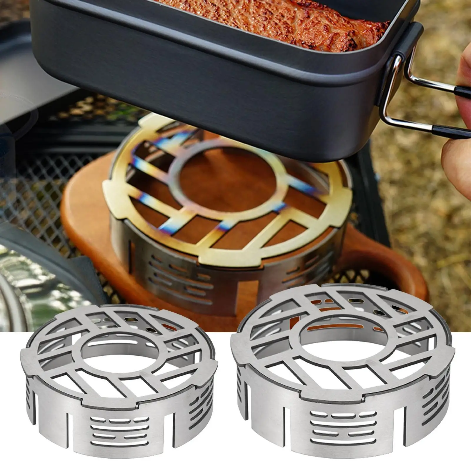 

Кемпинговая плита, лобовое стекло, гриль, кольцо для ветрового стекла для лагеря, стабильная нержавеющая сталь, плита для пикника, ветрозащита для кемпинга