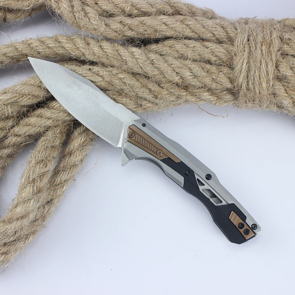 

KS 2095 Складной нож Открытый карманный нож Bushcraft 8Cr13Mov 8Cr13Mov Военные тактические ножи для кемпинга и охоты EDC Инструменты