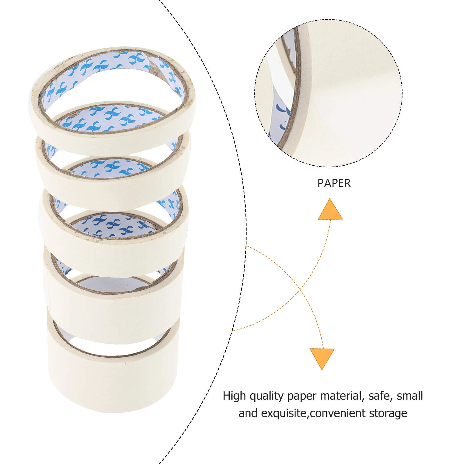 

Blocking Tape Masking Decorative Labeling Tapes Colors for Painting Crafts