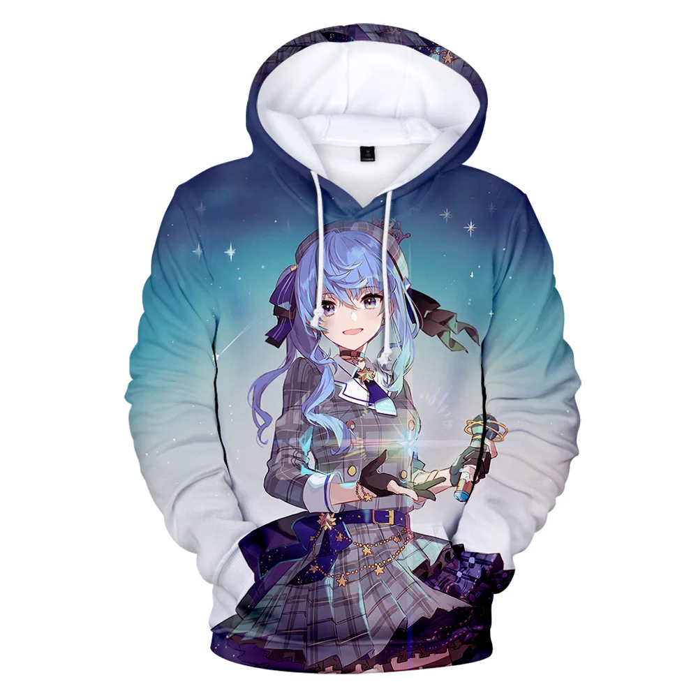 HOLOLIVE VTuber Hosimati Suisei 3D Print Fashion Fall Winer Suit Hoodies Sportswear Hooded Youthful Kawaii Women/Men The hooded