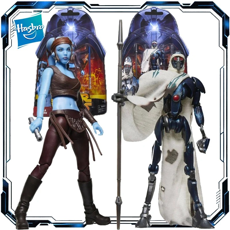 Hasbro Original Star Wars Anime Figure Ella Cusella Blue Taiwei Action Figure Toys for Boys Girls Kids Gift Collectible