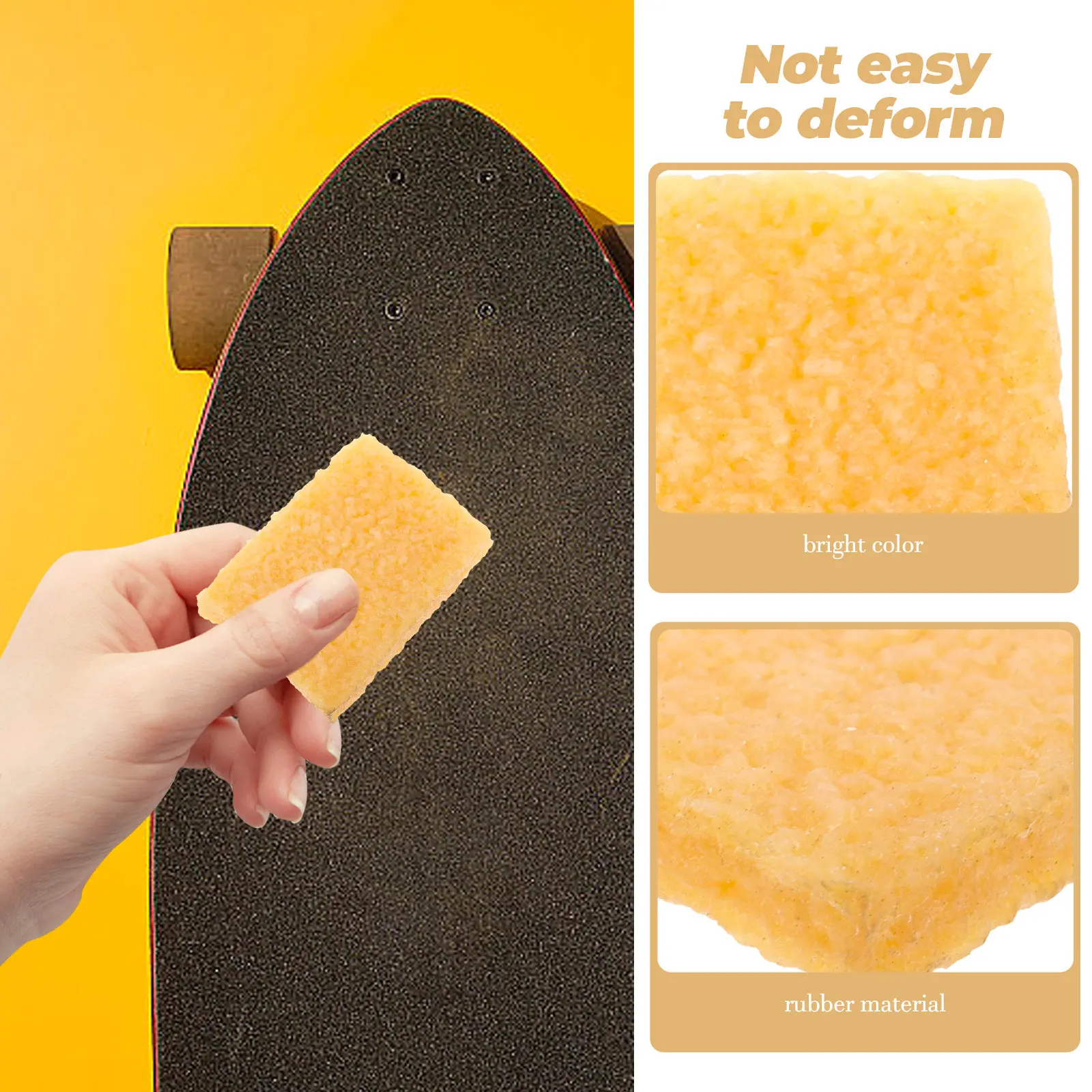 

5Pcs Anti-Wear Skateboard Cleaner Rubber Grip Tape Remover Compact Lightweight Professional Skateboard Supplies Multi-Use